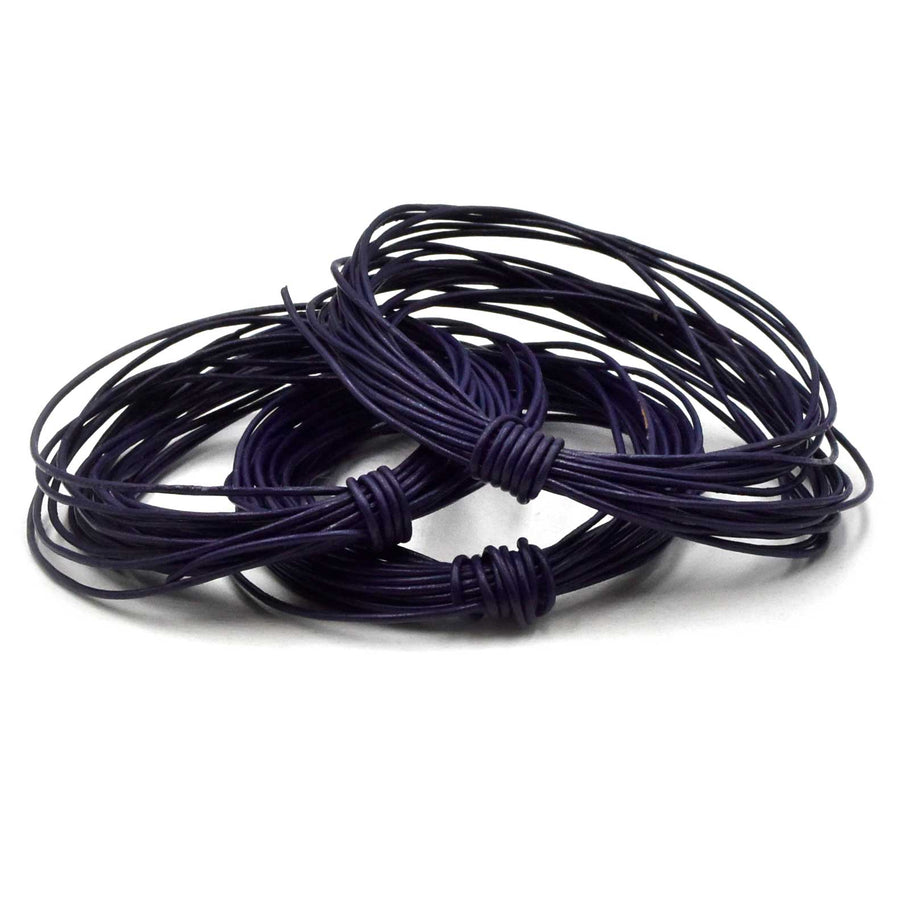 Violet- 0.5mm Indian Leather by the Yard