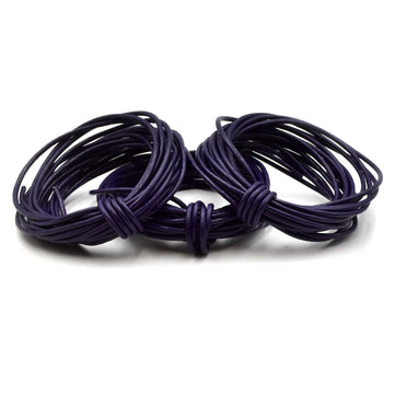Violet- 2.0mm Indian Leather By The Yard