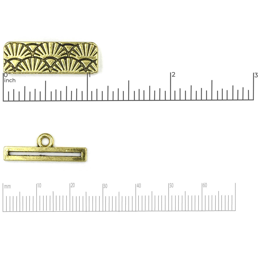 Wickes Large Box Cap Stitch Ends- 8/0 Antique Copper