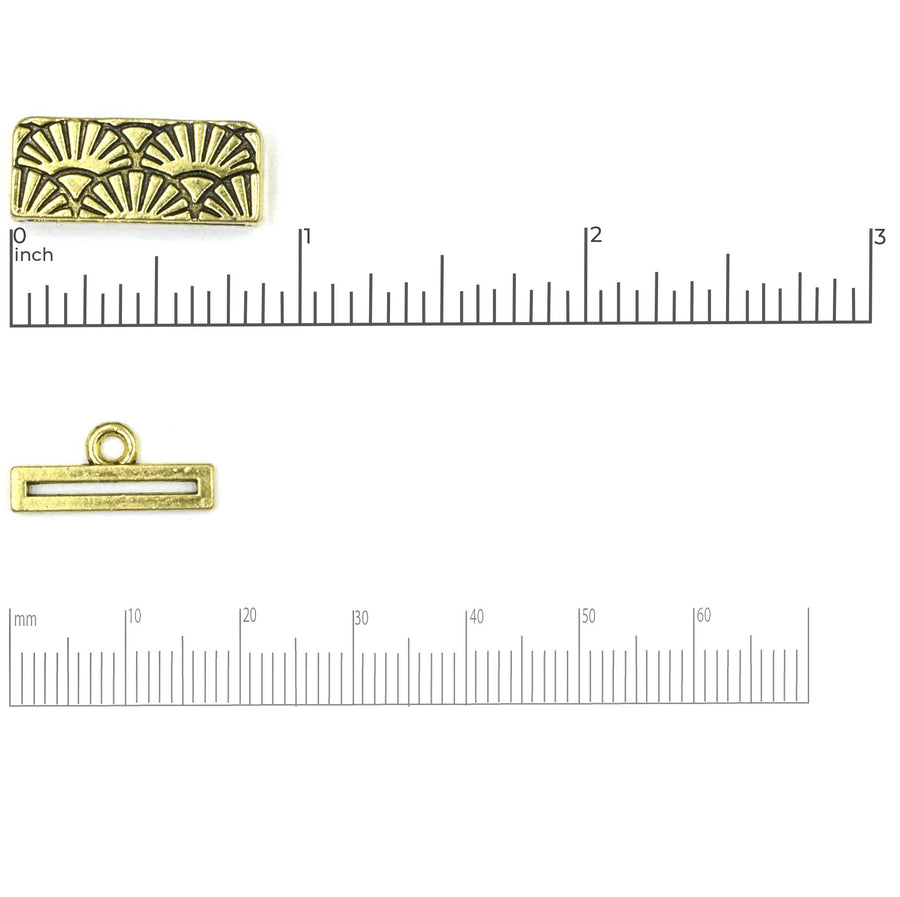 Wickes Small Box Cap Stitch Ends- 11/0 Antique Gold
