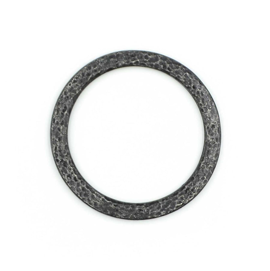 1.25 Inch Hammertone Ring- Gunmetal