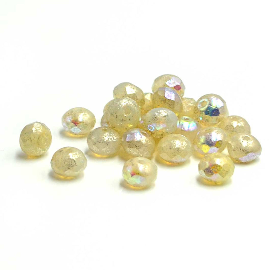 7mm Rondelles- Opal AB