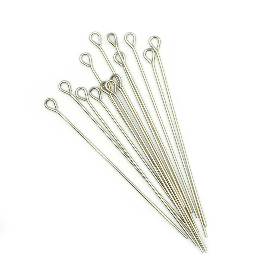 2 inch Eye Pins- Antique Silver (20 pieces)