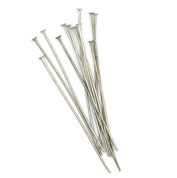 2 Inch Headpins- Antique Silver (20 pieces)