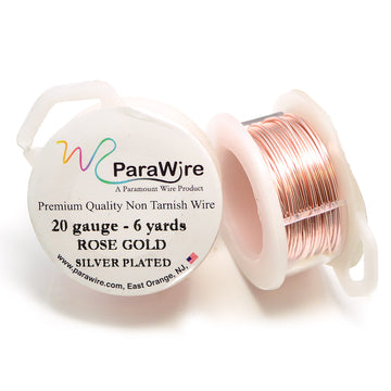 ParaWire Non-Tarnish Rose Gold- 20G Round