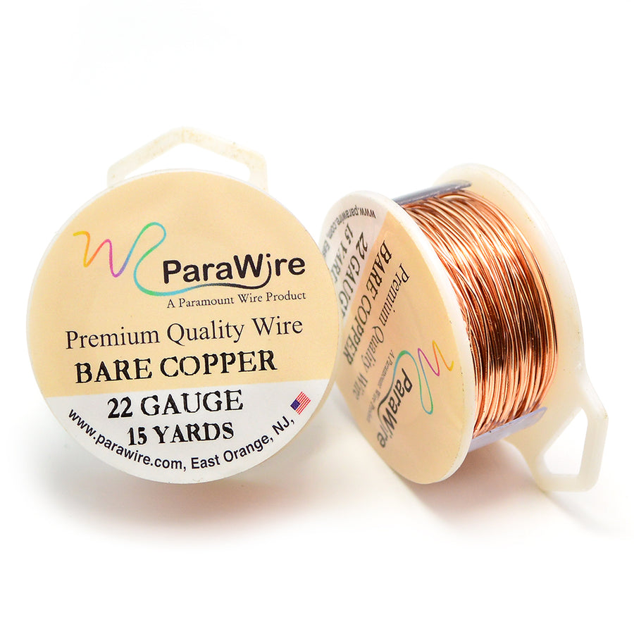 ParaWire Bare Copper- 22G Round –