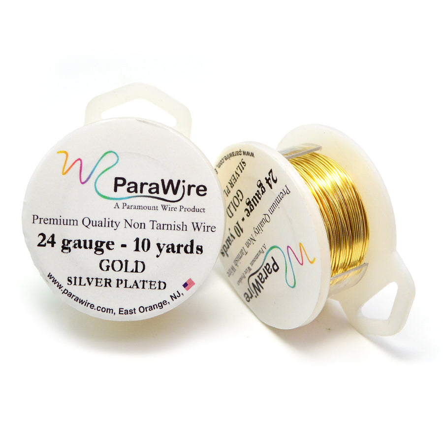 parawire? parawire silver-plated copper craft wire 24-gauge 10