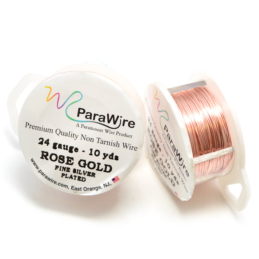 ParaWire Non-Tarnish Rose Gold- 24G Round