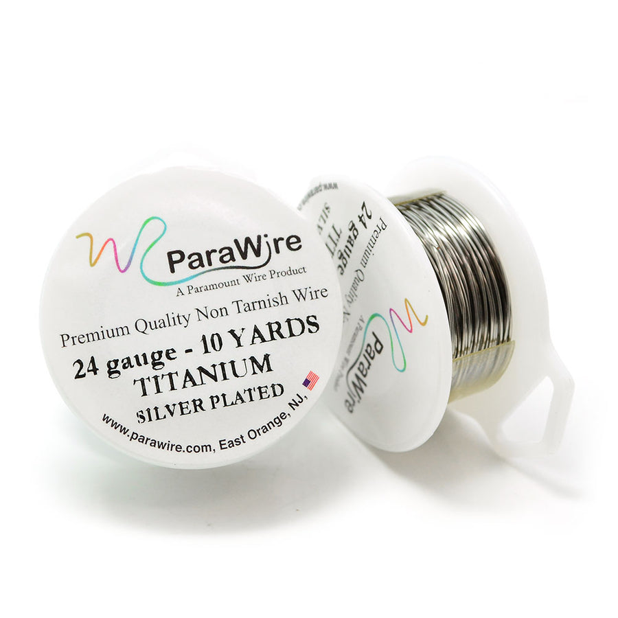 Wire, ParaWire™, gold-finished and silver-plated copper, round, 24