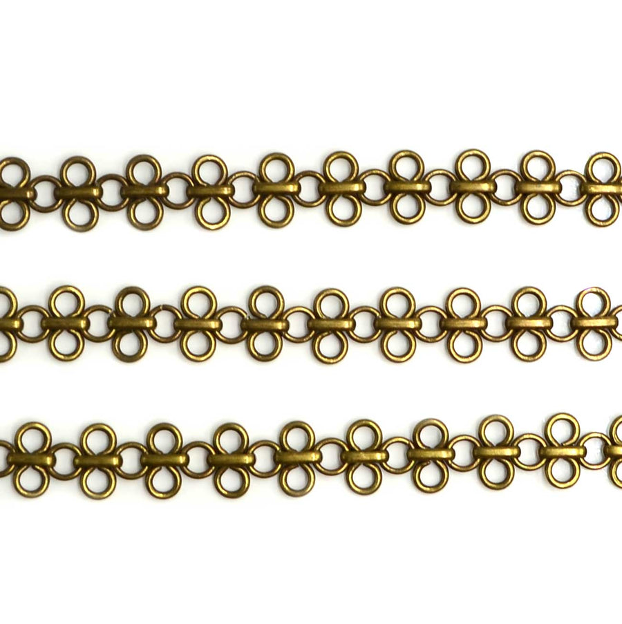 Chain Maille- Antique Brass Chain by the Foot