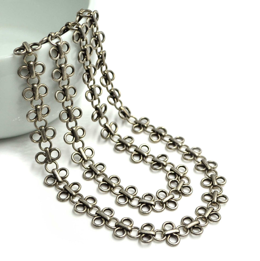 Chain Maille- Antique Silver Chain by the Foot