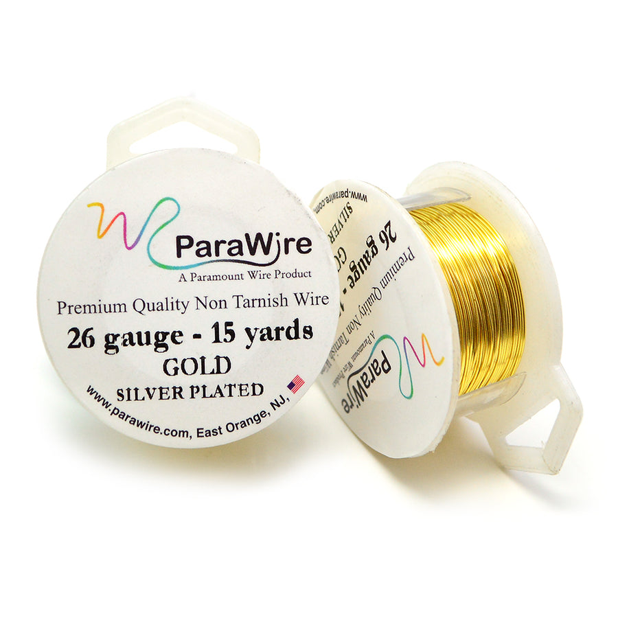 Craft Wire 26 Gauge GOLD PLATED 15 Yards by BeadSmith