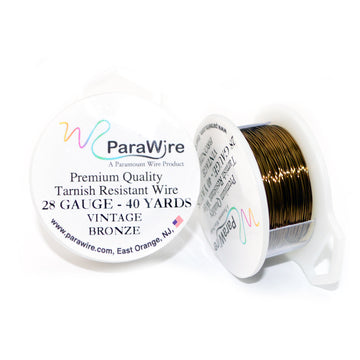 ParaWire Non-Tarnish Vintage Bronze- 28G