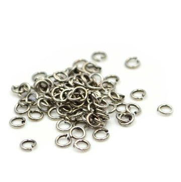 3mm/22g Jump Rings- Antique Silver