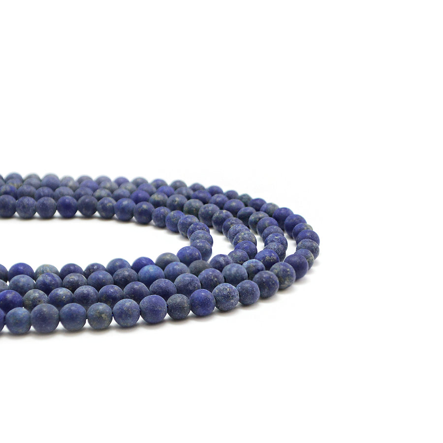 Matte Lapis 4mm - Beadshop.com