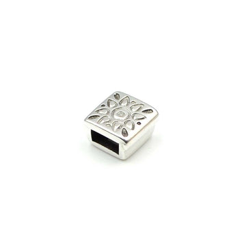 5mm Slider- Folk Art- Antique Silver