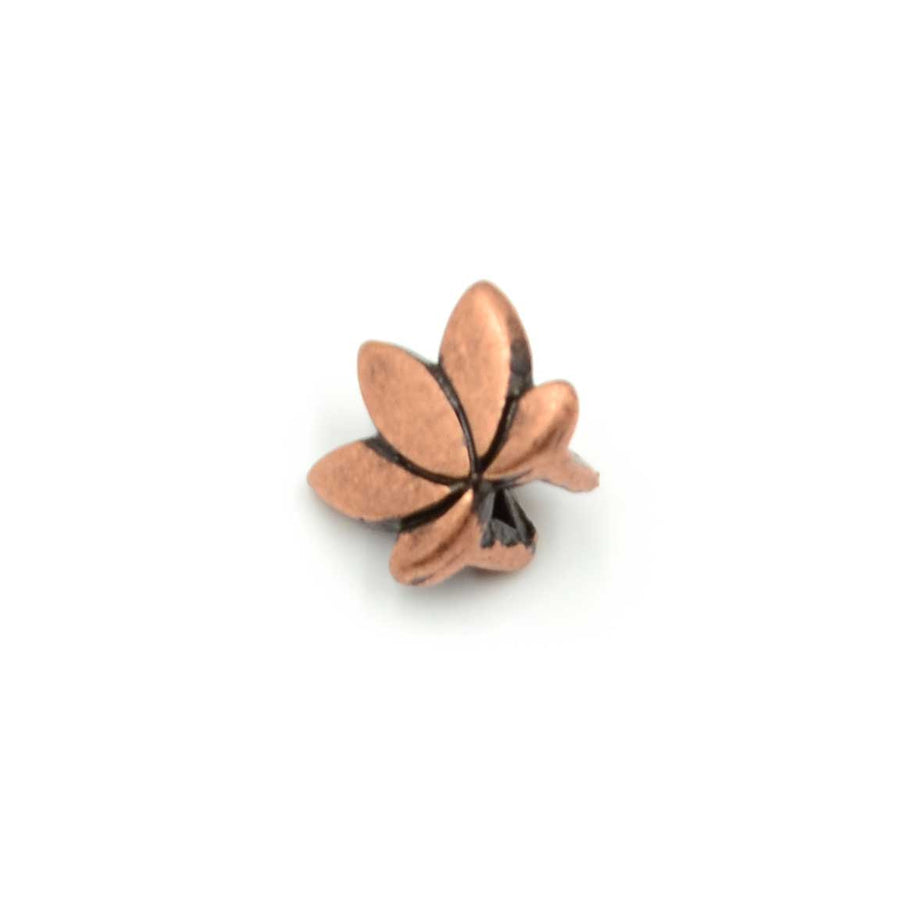 5mm Slider- Open Blossom- Antique Copper