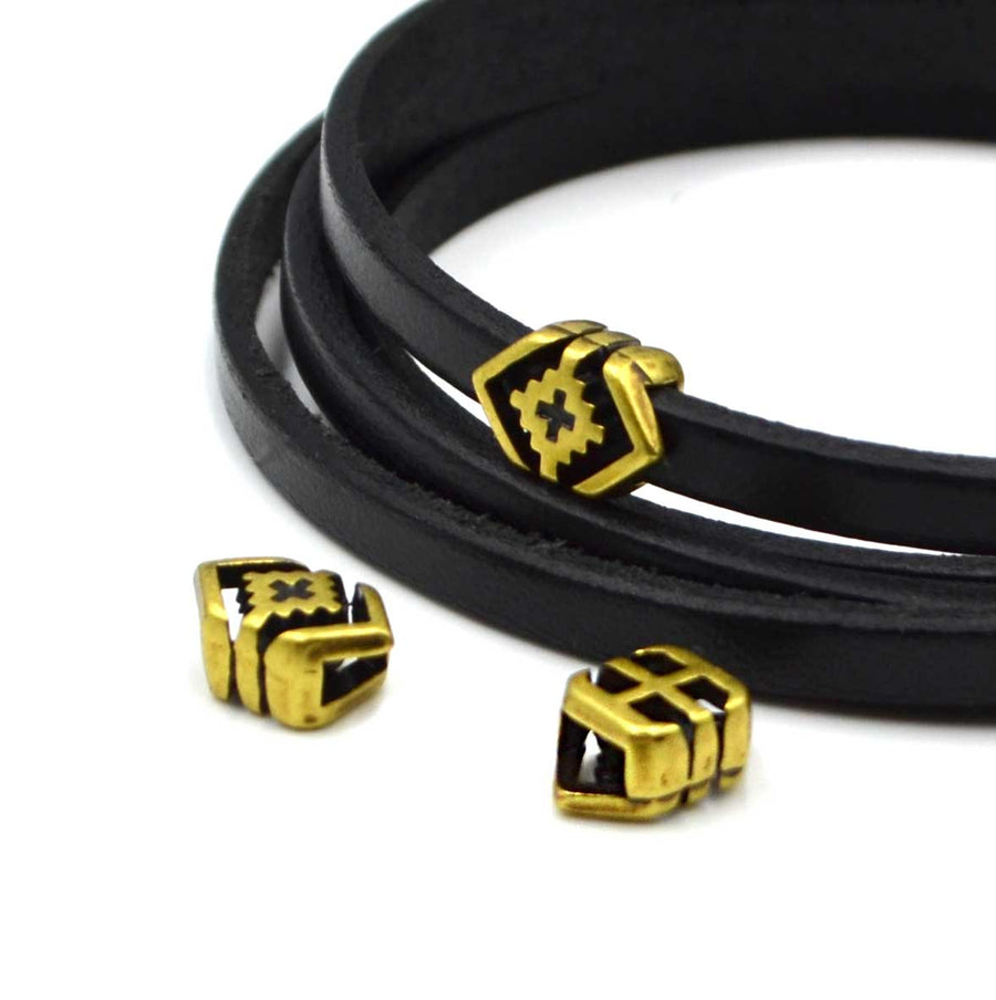 5mm Slider- Southwest- Antique Brass