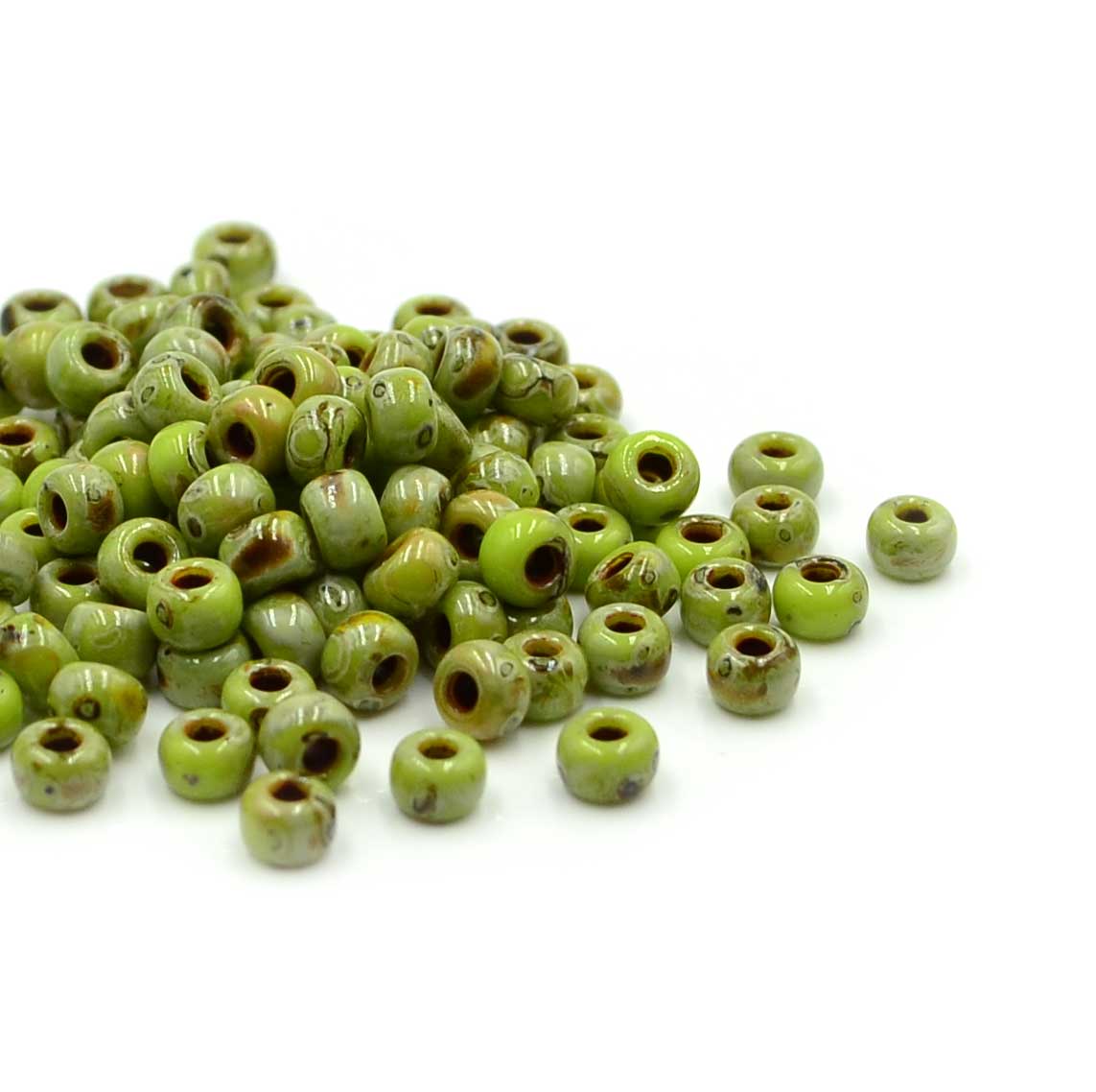 6-4515 Picasso Opaque Chartreuse 6/0 – Beadshop.com