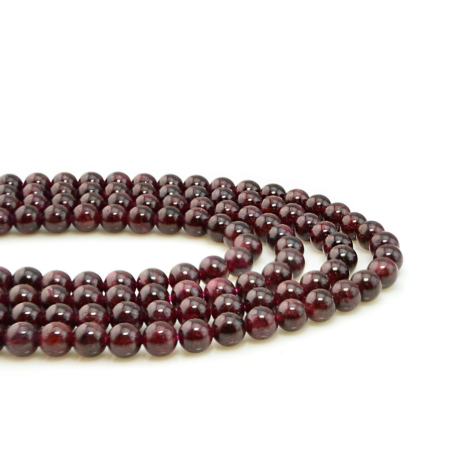 Garnet- 6mm Rounds