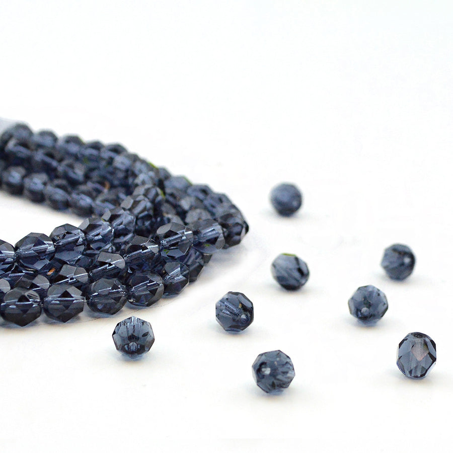 6mm- Montana Blue - Beadshop.com