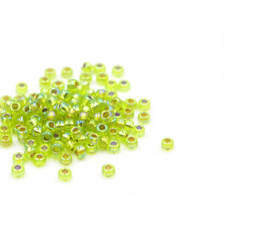 8-1014 Silver-Lined Chartreuse AB