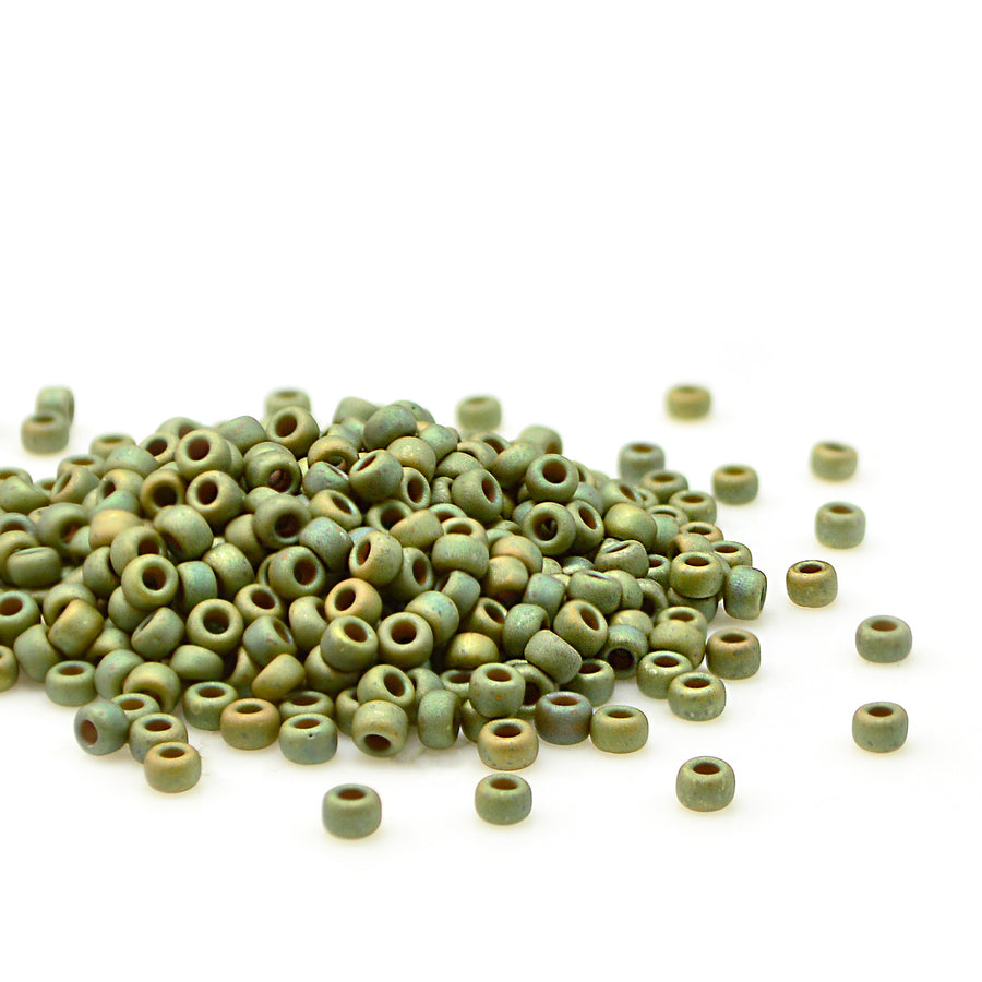 8-2033 Matte Opaque Light Olive Luster