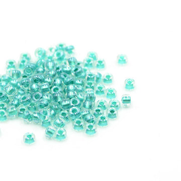 8-2605 Sparkling Aqua Green-Lined Crystal