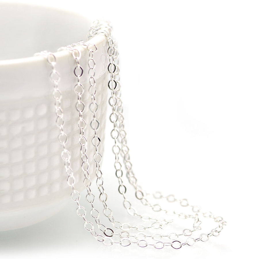 Simplicity- Silver Chain by the Foot
