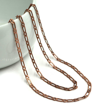 Curb Appeal- Antique Copper Chain by the Foot