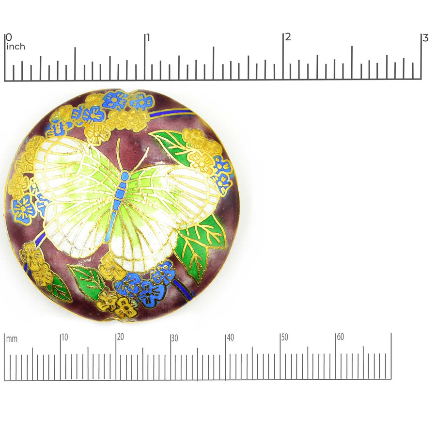 Cloisonné Bead- Butterfly