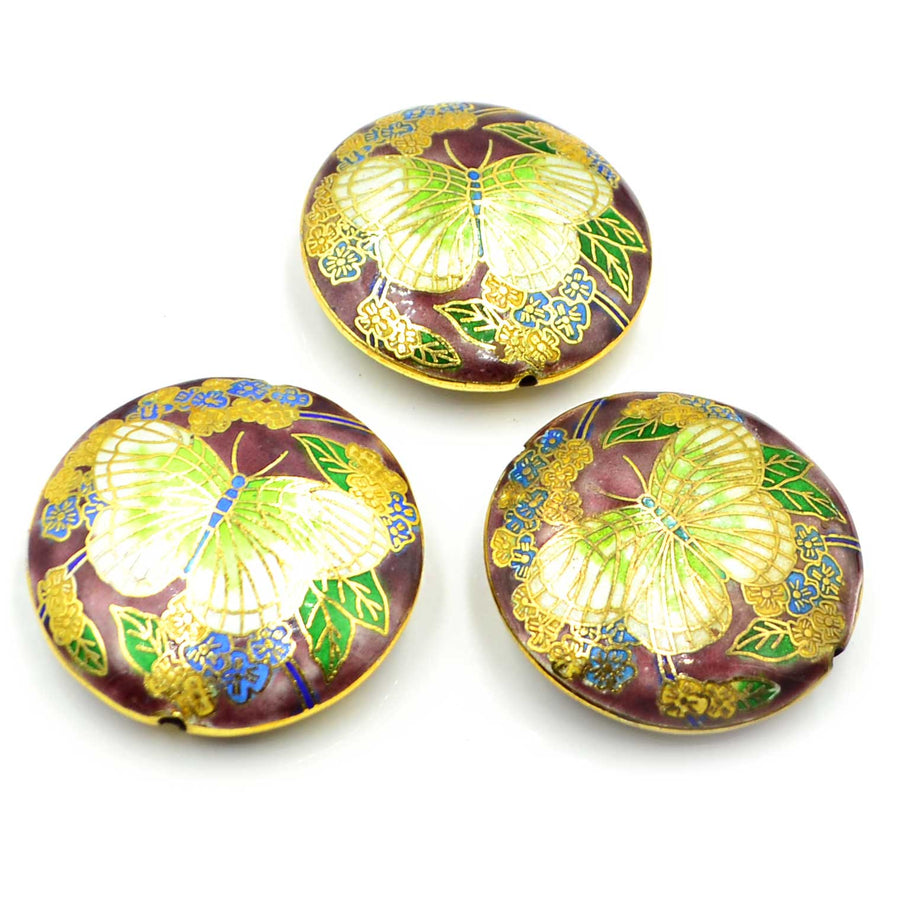 Cloisonné Bead- Butterfly