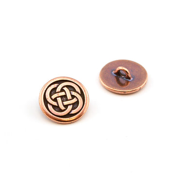 Dubliner- Antique Copper , Buttons - Tierracast, Beadshop.com