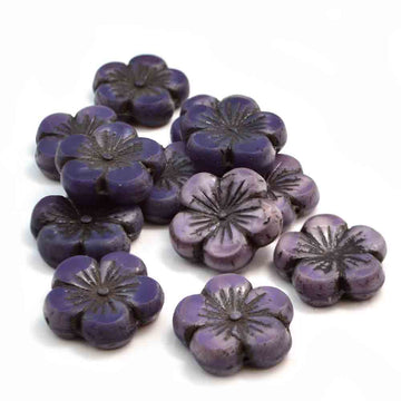 Hibiscus- Violet Brown Wash