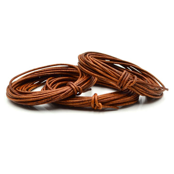 Natural Light Brown- 1.5mm Indian Leather by the Yard