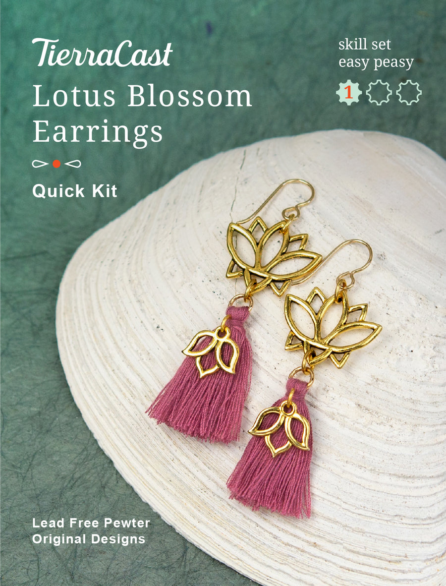 Lotus Blossom Earrings Kit