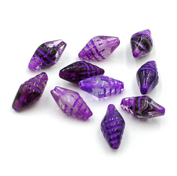 Seashells- Transparent Purple, Purple Wash