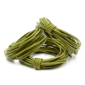 Absinthe- 1.5mm Indian Leather by the Yard