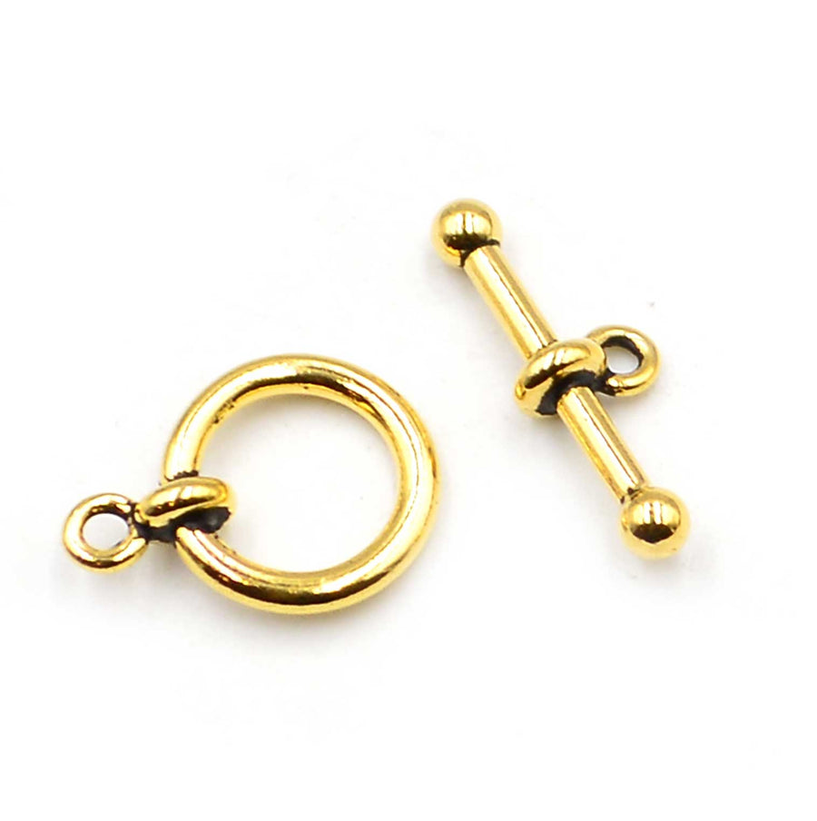 Anna’s Toggle Set- Antique Gold