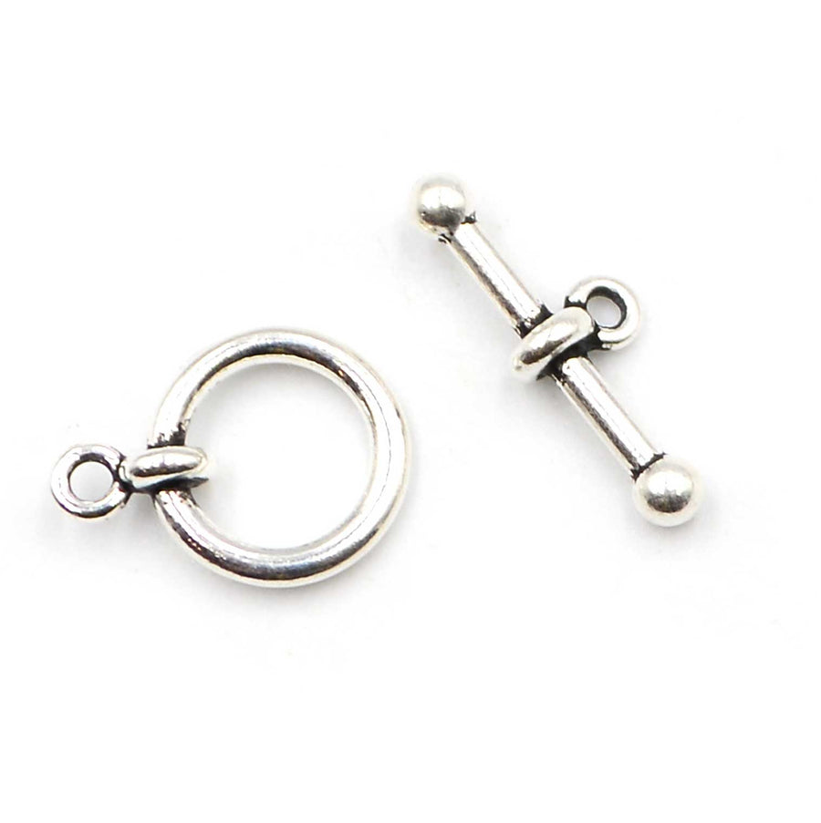 Anna’s Toggle Set- Antique Silver - Beadshop.com