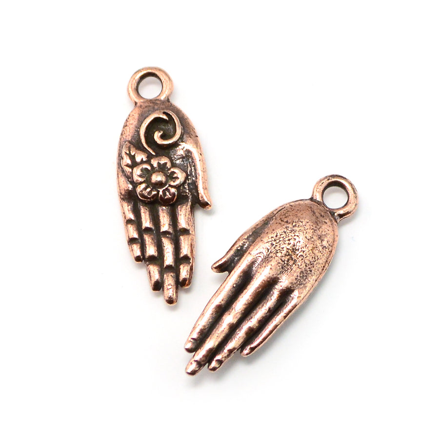 Hand of Hibiscus- Antique Copper