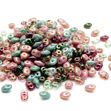 Antique Roses , superduo - Helby, Beadshop.com