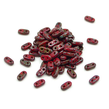 CzechMates Bars- Opaque Red Picasso