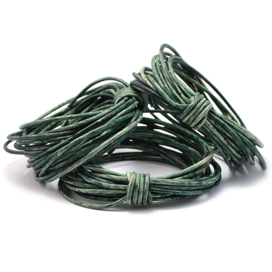 Weathered Basil- 2.0mm Leather by the Yard
