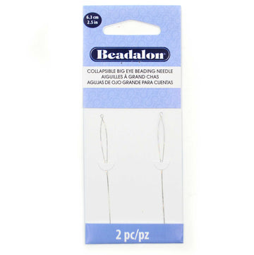 Beadalon Big Eye Collapsible Needles- 2 Pack