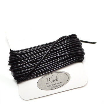 Black Surfer Cord- 1.5mm –