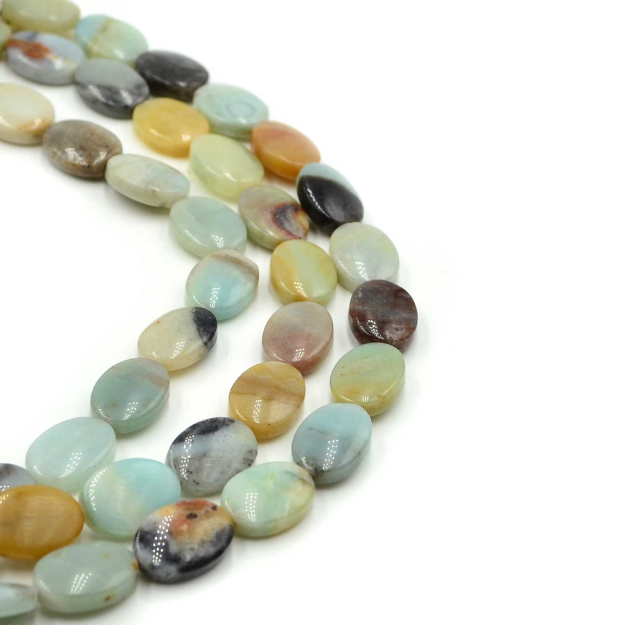 Black-Gold Amazonite- Ovals