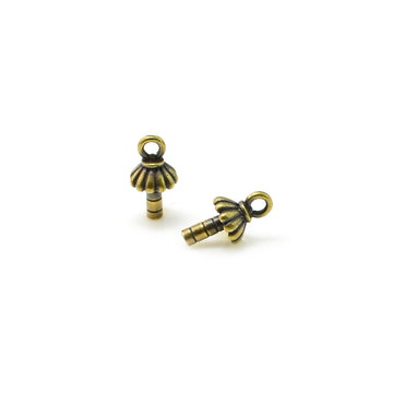 Parasol Caps- Antique Brass (1 pair)