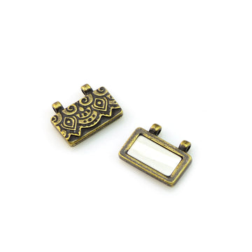 Temple Clasp- Antique Brass