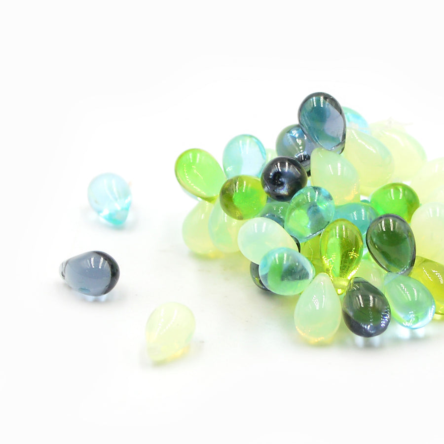 Drops- Cadet Blue, Greens, & Opalite